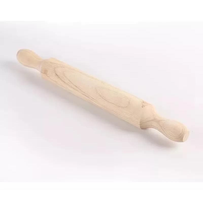 Palote De Amasar Madera Palo Rodillo Macizo 40 Cm X 4 Cm — imagen 1 de 3