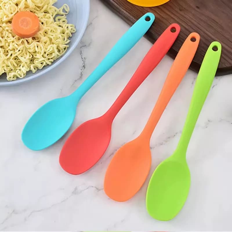 Cuchara De Silicona 26 Cm Antiadherente Resistente Al Calor — miniatura 2