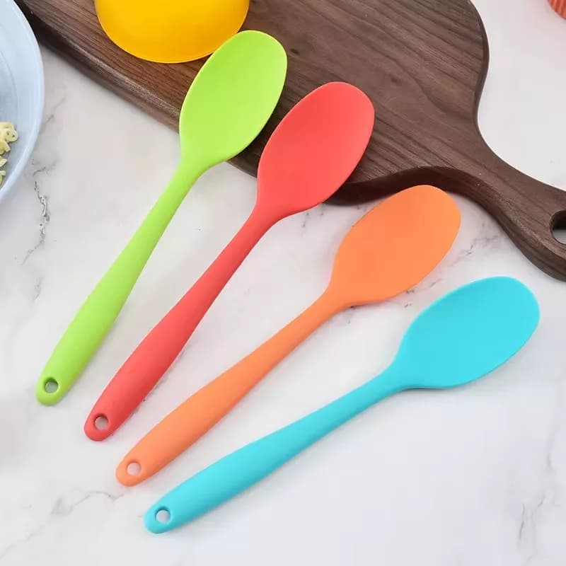 Cuchara De Silicona 26 Cm Antiadherente Resistente Al Calor — miniatura 4