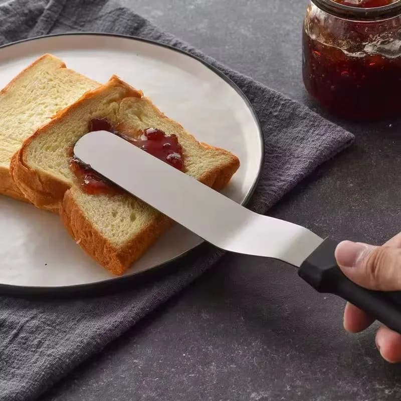 Espatula Para Reposteria Acero Inox Con Escalon 42 Cm — miniatura 2