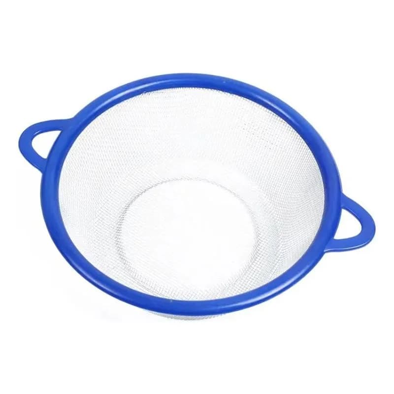 Colador De Malla Cernidor Con Asas Platico 18 Cm — imagen 1 de 4