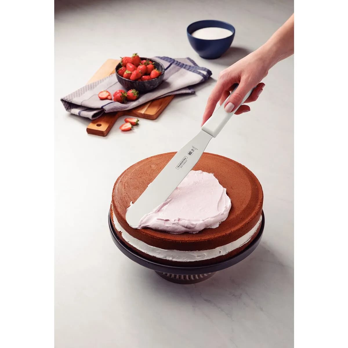 Espatula De Reposteria Tramontina Acero Inoxidable 8 PuLG — miniatura 3