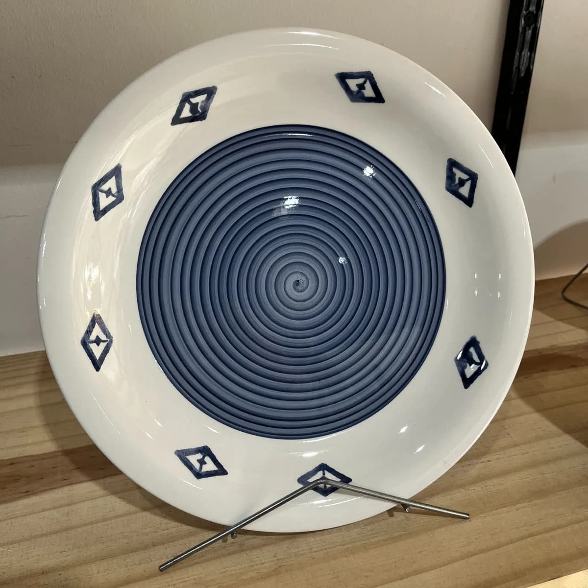 Juego Vajilla 16 Piezas Ceramica Loza Azul Y Blanco — miniatura 3
