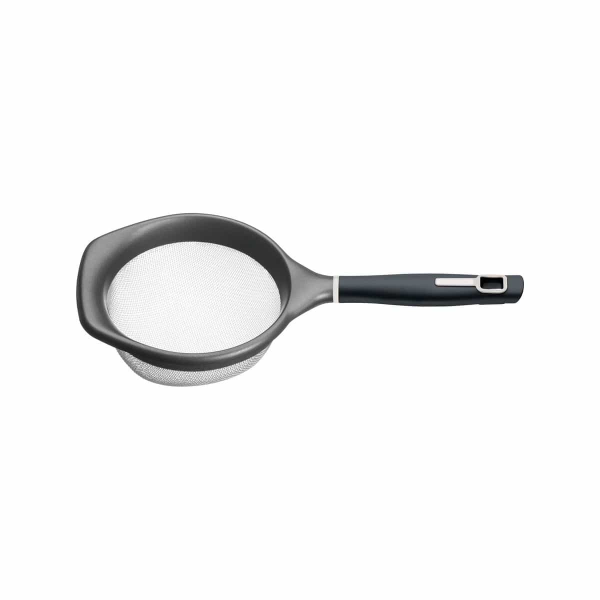 Colador Tramontina Verano de acero inoxidable 13 cm color ónix