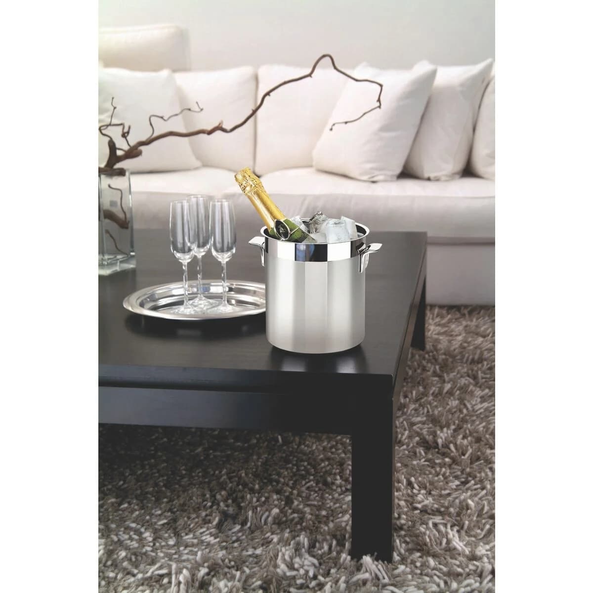Champagnera Hielera Tramontina Cosmos Acero Inoxidable — miniatura 5