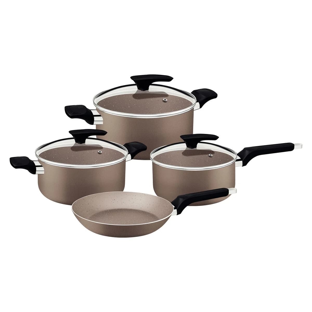 Bateria de Cocina Tramontina Milazzo Ollas 4 Piezas Teflon — imagen 1 de 4