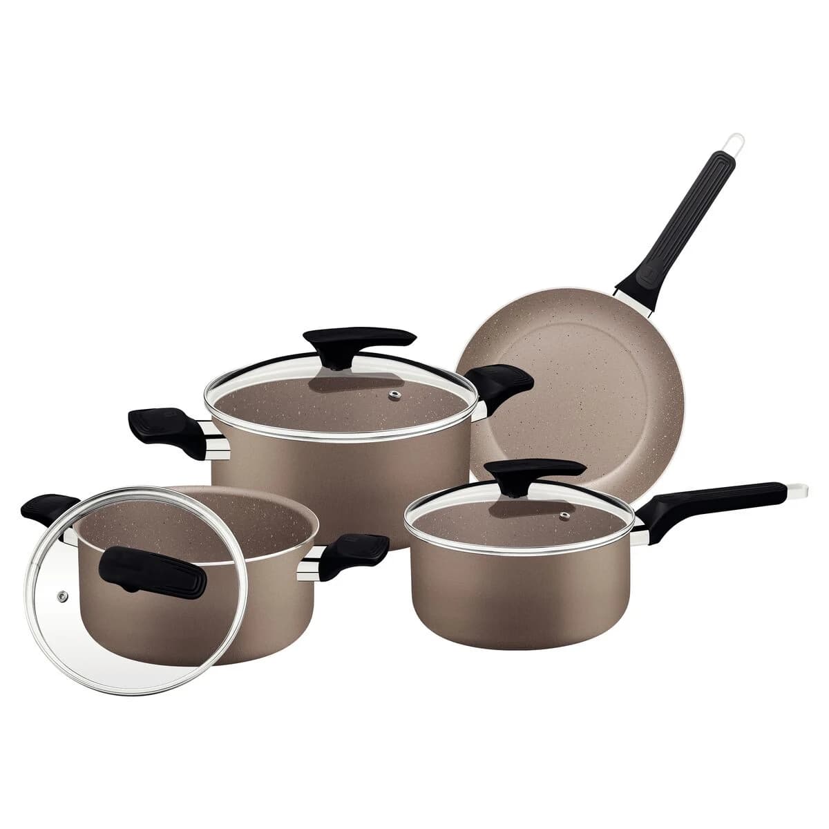 Bateria de Cocina Tramontina Milazzo Ollas 4 Piezas Teflon — miniatura 3