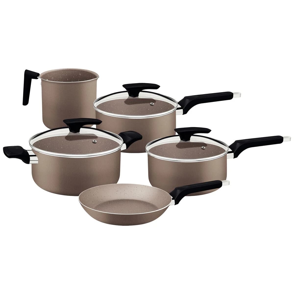 Bateria de Cocina Tramontina Milazzo Ollas 5 Piezas Teflon — imagen 1 de 4