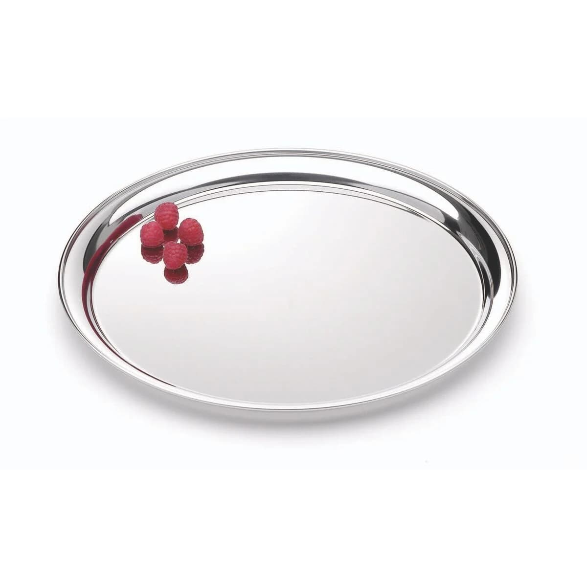 Bandeja Redonda Service Acero Inoxidable de 35 cm Tramontina — miniatura 2