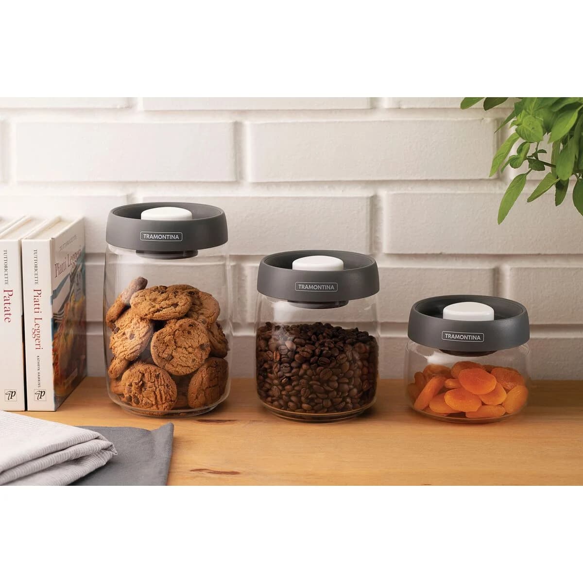 Frasco De Vidrio Tramontina Purezza Hermetico 800 Ml — miniatura 6