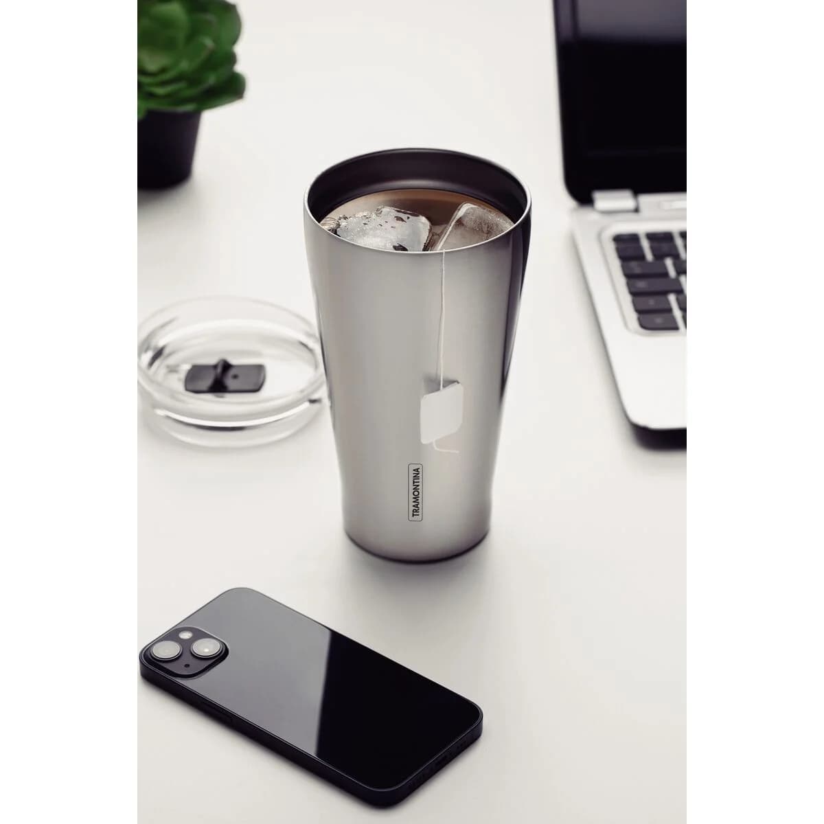 Vaso Termico Tramontina Exata Acero Inoxidable 550 ml — miniatura 4