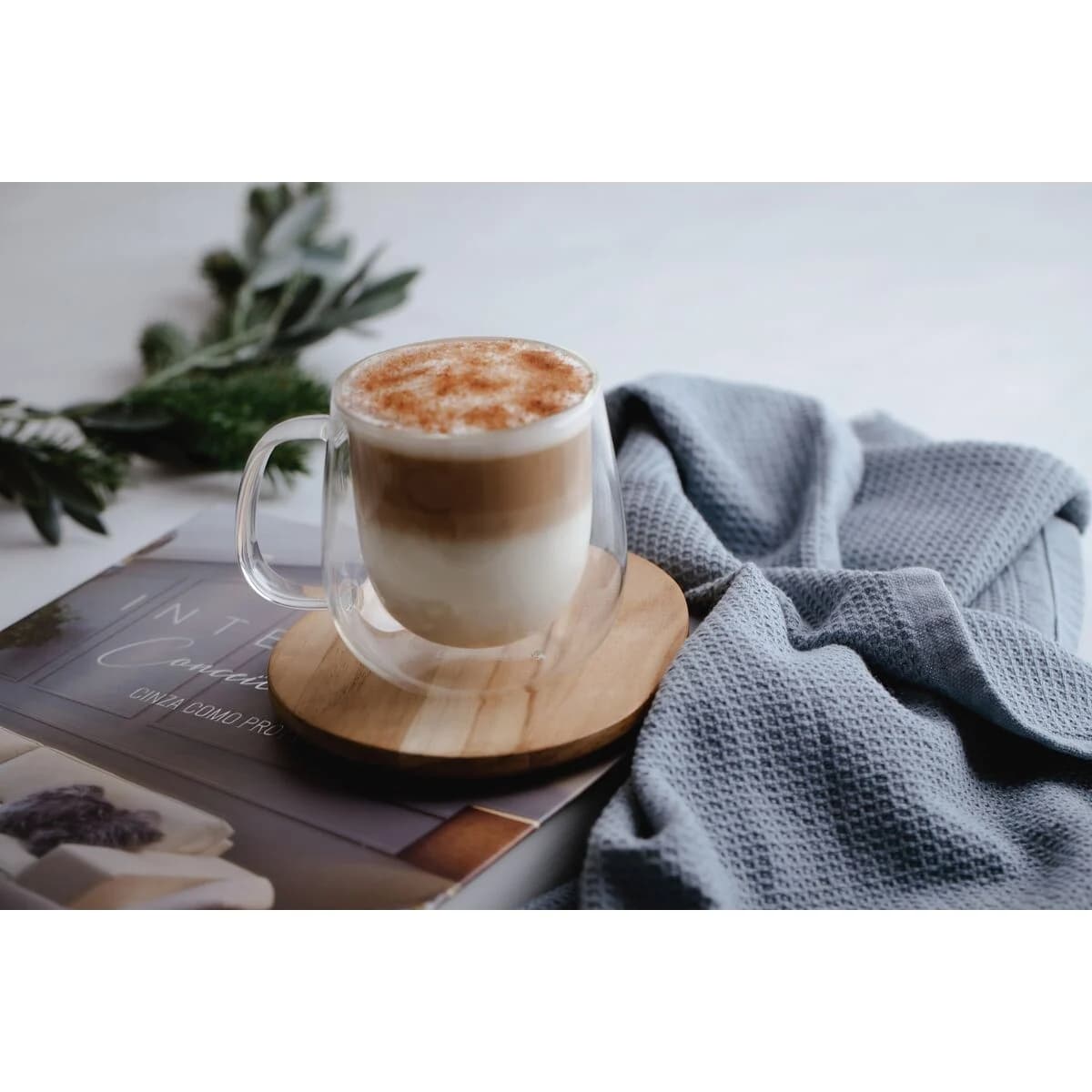 Taza Doble Vidrio Tramontina Cafe x2 Unid. 300 ml — miniatura 3