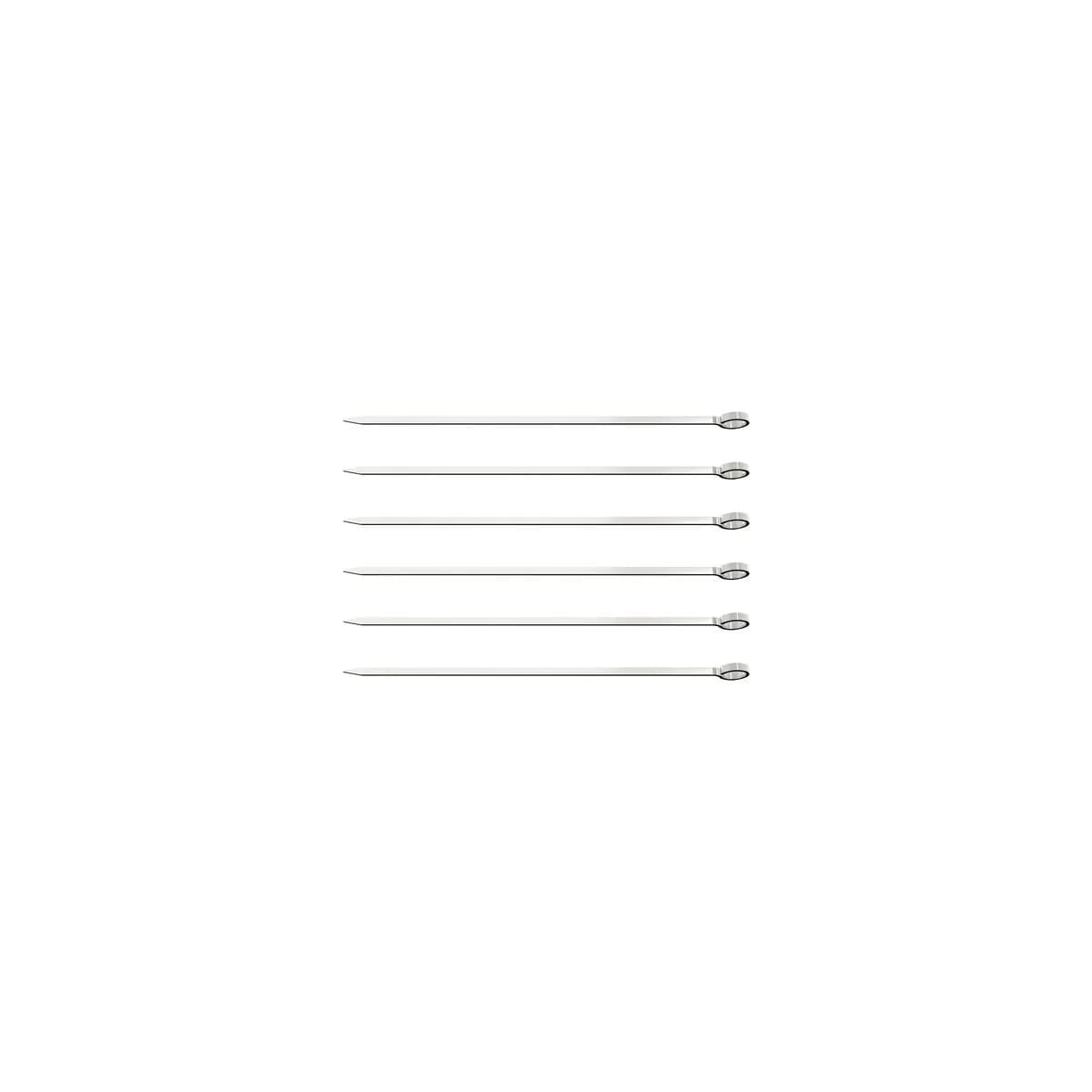 Pinchos Brochette Tramontina De Acero Inoxidable 20 Cm 6 Pz — miniatura 2