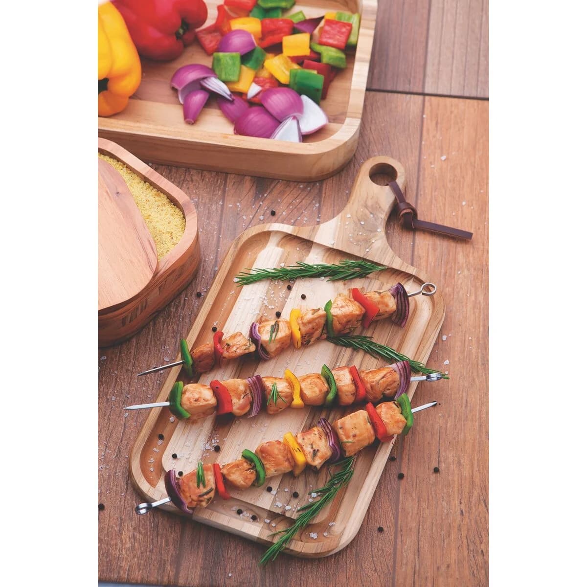Pinchos Brochette Tramontina De Acero Inoxidable 20 Cm 6 Pz — miniatura 4