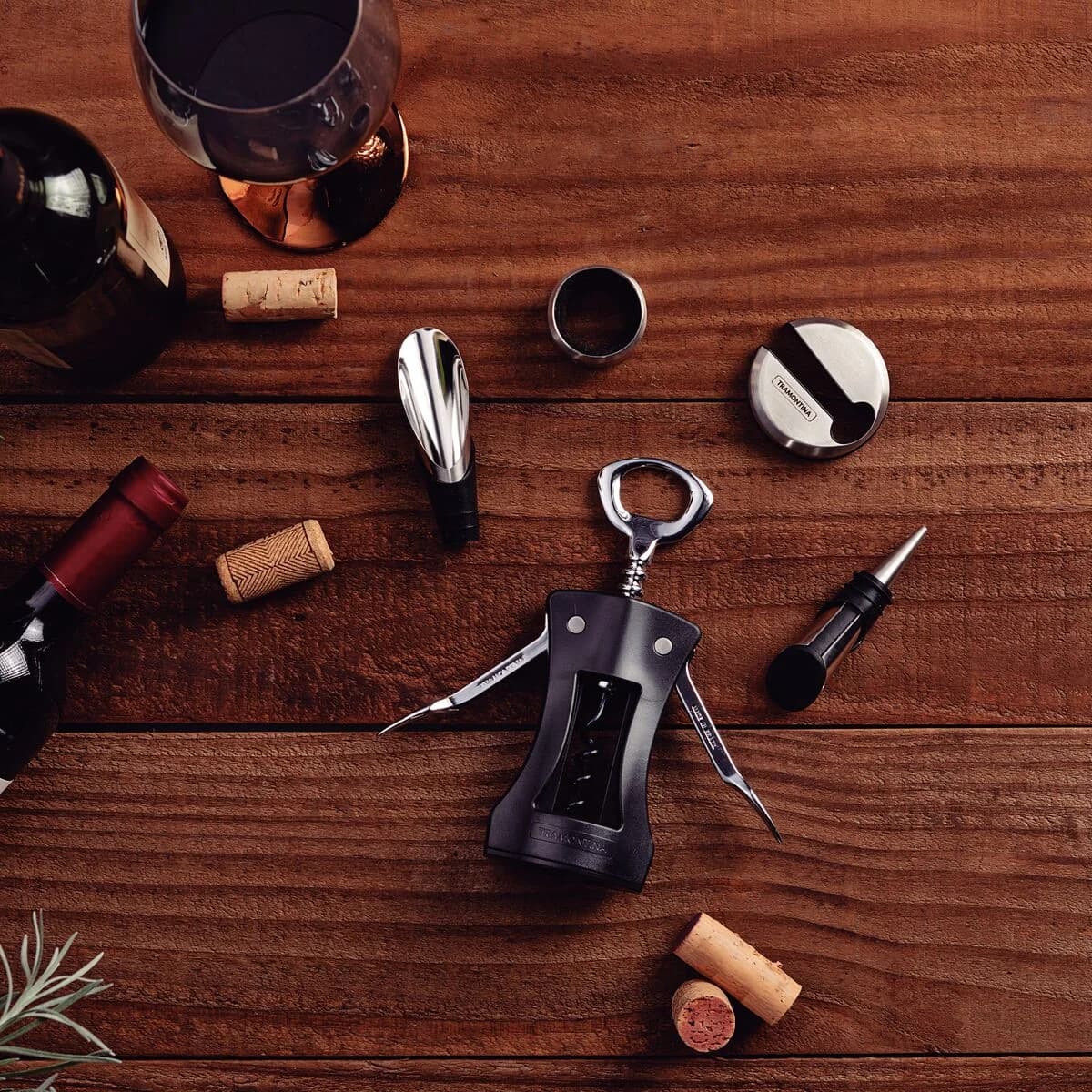 Set De Vino Tramontina Harmoniza Acero Inoxidable 5 Piezas — miniatura 3