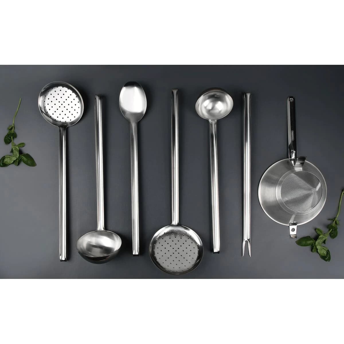Cuchara Para Servir Tramontina Acero Inox Profesional 53 Cm — miniatura 3