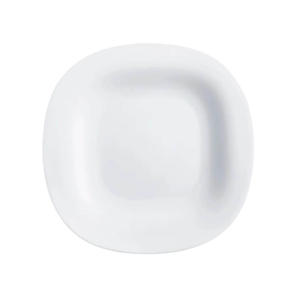 Plato De Postre Vidrio Blanco Luminarc Carine 19 Cm X6 Unid — miniatura 2