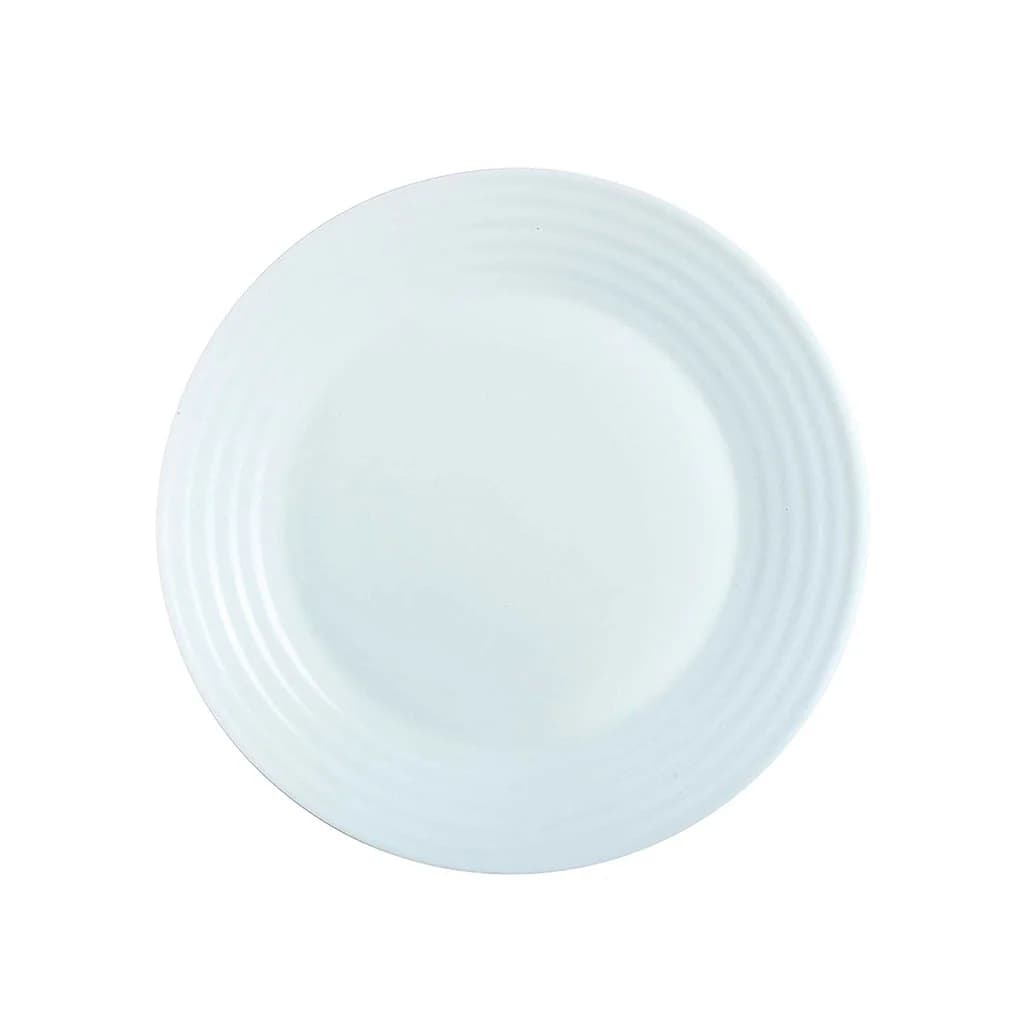 Plato De Postre Vidrio Blanco Luminarc Harena 19 Cm X6 Unid — miniatura 2