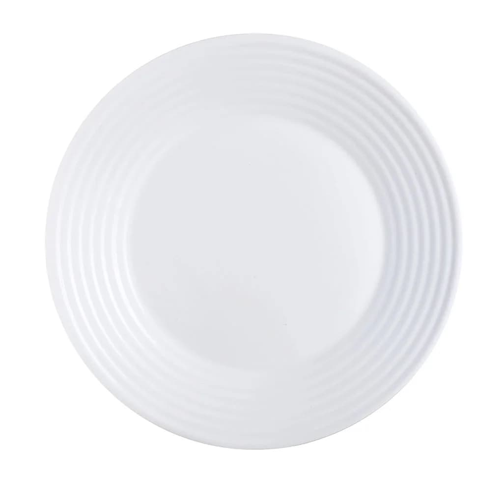 Plato Llano Vidrio Blanco Luminarc Harena 25 Cm X6 Unid — miniatura 2