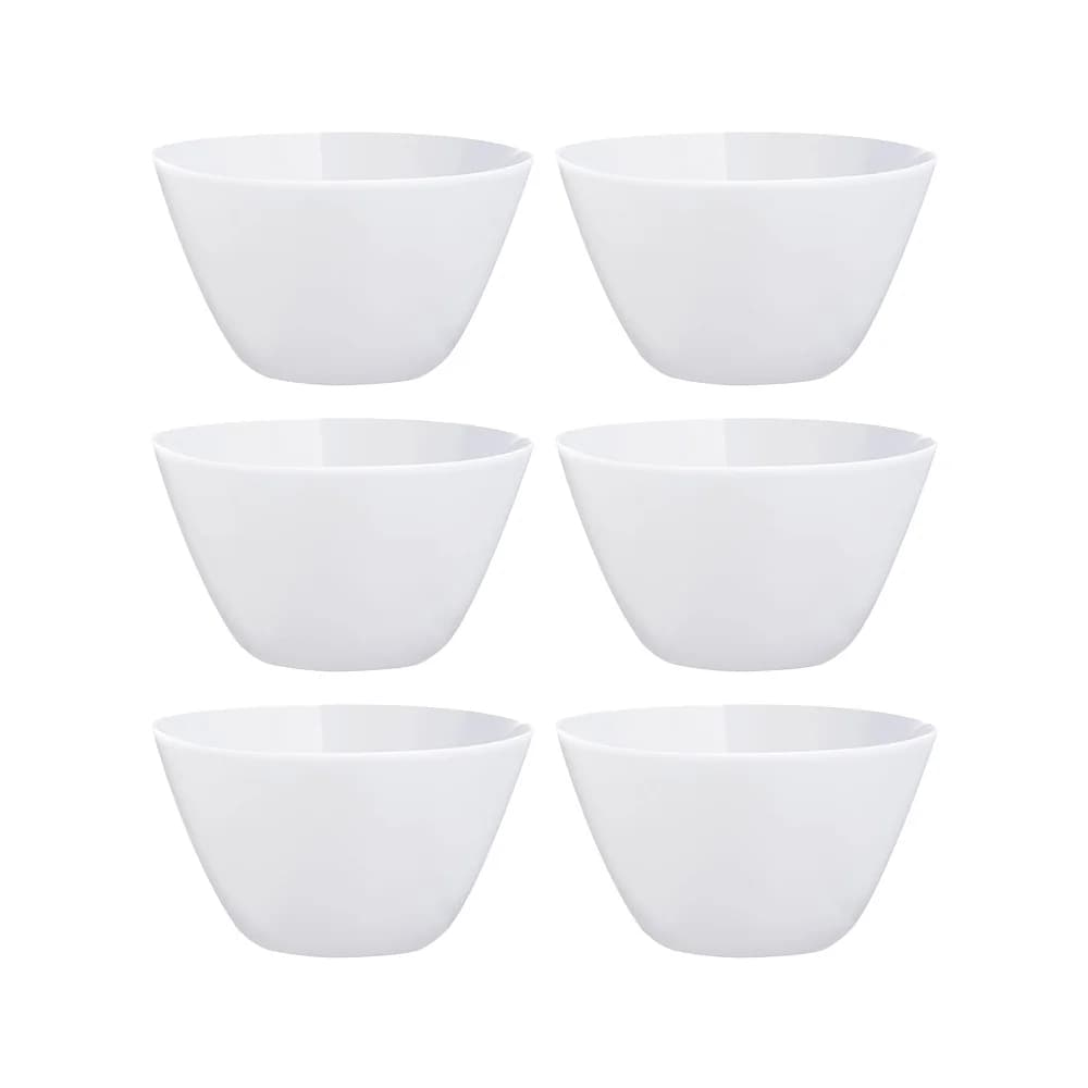 Bowl De Vidrio Blanco Luminarc Zelie 12 Cm X 7 Cm X6 Unid — imagen 1 de 3