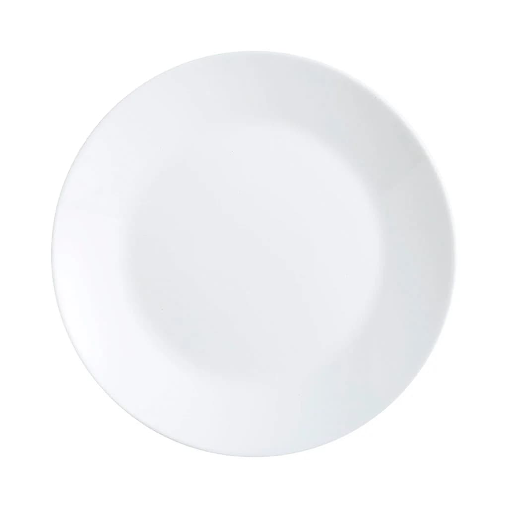 Plato Llano Vidrio Blanco 25 Cm Luminarc Zelie X6 Unid — miniatura 2