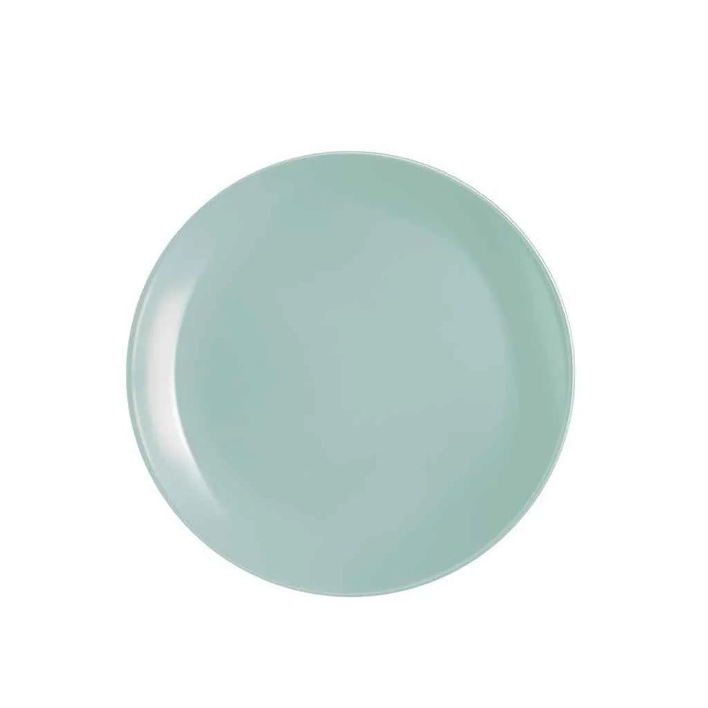 Plato Postre Vidrio 19 Cm Luminarc Diwali X6 Unid Turquesa — miniatura 2