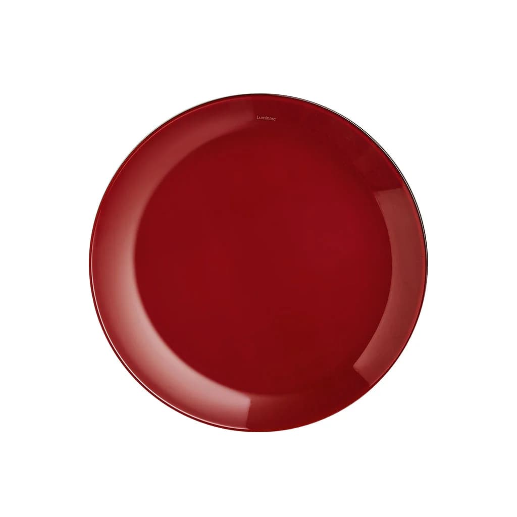 Plato De Postre Vidrio 20 Cm Luminarc X6 Unid Arty Bordeaux — miniatura 2