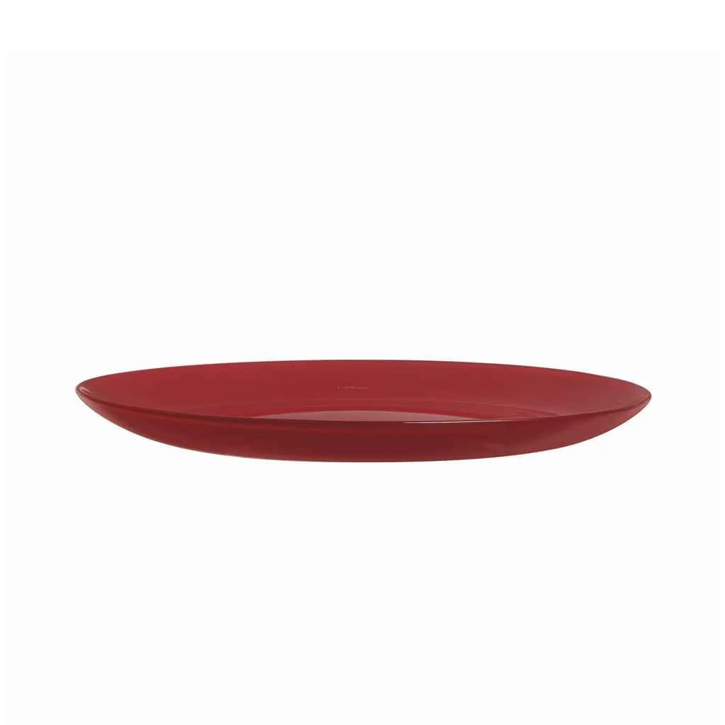 Plato De Postre Vidrio 20 Cm Luminarc X6 Unid Arty Bordeaux — miniatura 3