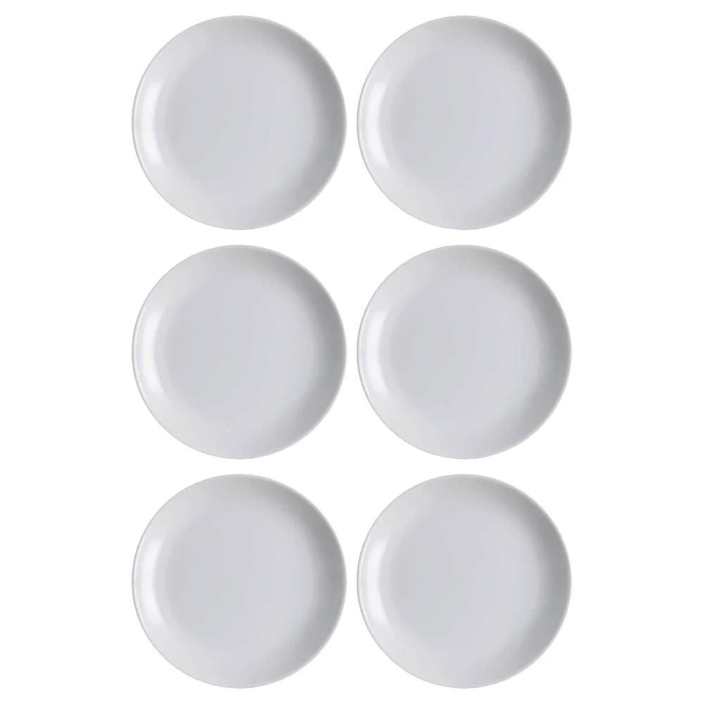 Plato Llano Vidrio 27 Cm Luminarc Granit Diwali X6 Unid — imagen 1 de 4
