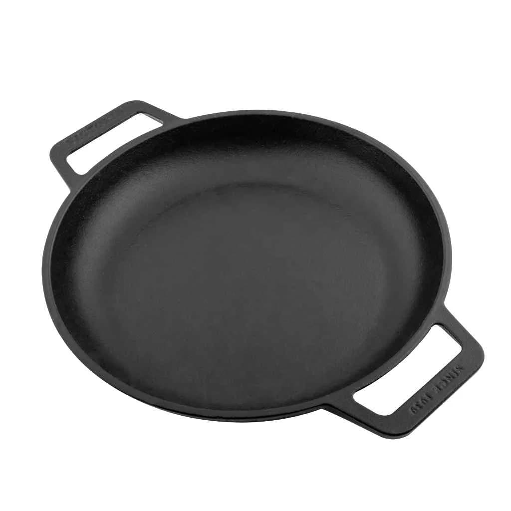 Sarten De Hierro Esmaltado Victoria Con Asas 25 Cm — imagen 1 de 3