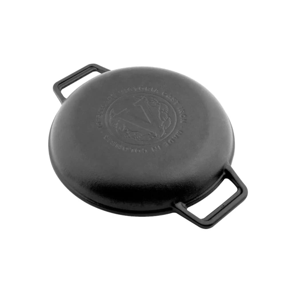 Sarten De Hierro Curado Grill Victoria Con Asas 25 Cm — miniatura 3