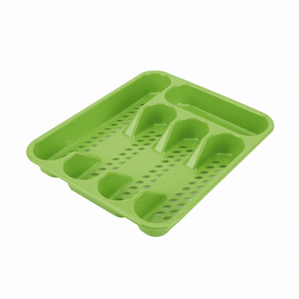 Cubiertera Organizador De Cubiertos Para Cajon 5 Divisiones — miniatura 2