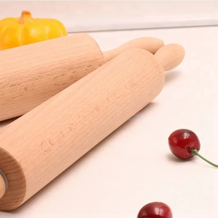 Palote De Amasar Madera Natural Bambu Selecta 44 Cm X 5 Cm — imagen 2 de 2