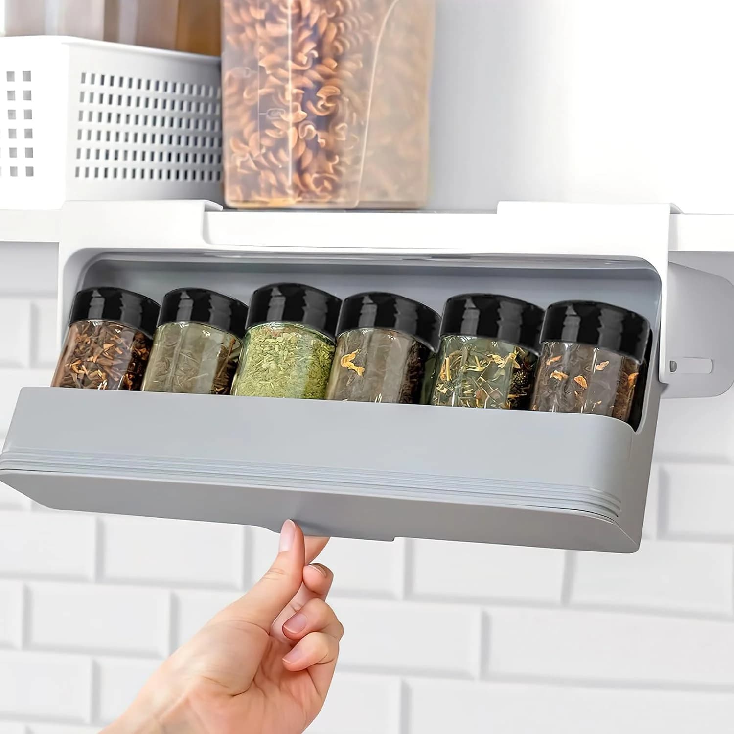 Set X6 Juego Especieros Colgante Rebatible Frascos Cocina — miniatura 2