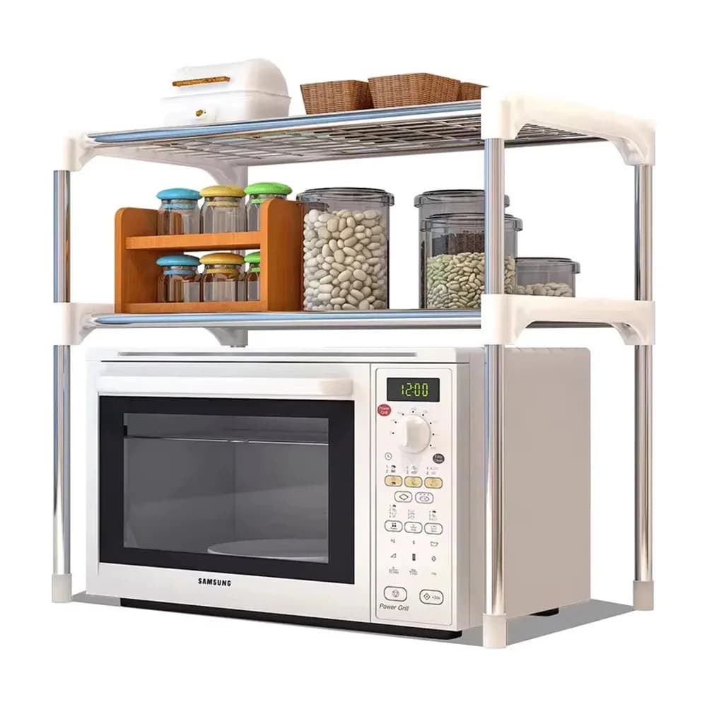 Estante Para Microondas Organizador Cocina Rack Ajustable — imagen 1 de 4