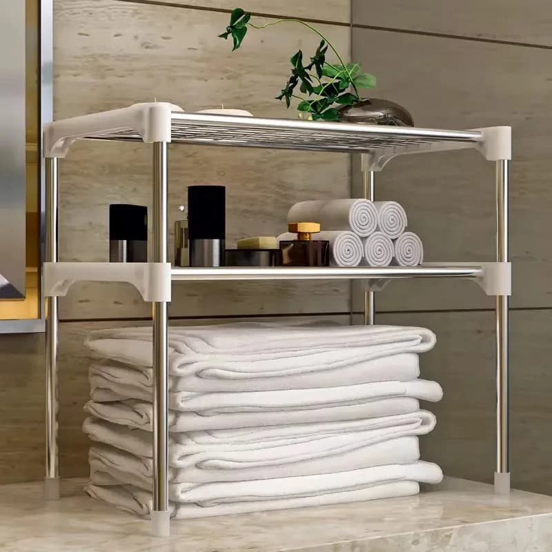 Estante Para Microondas Organizador Cocina Rack Ajustable — miniatura 3
