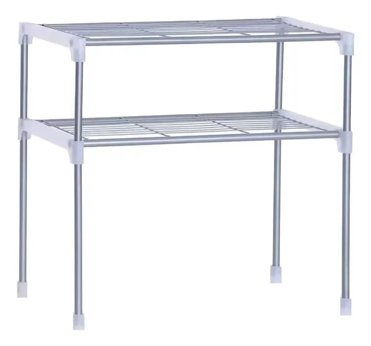 Estante Para Microondas Organizador Cocina Rack Ajustable — miniatura 4