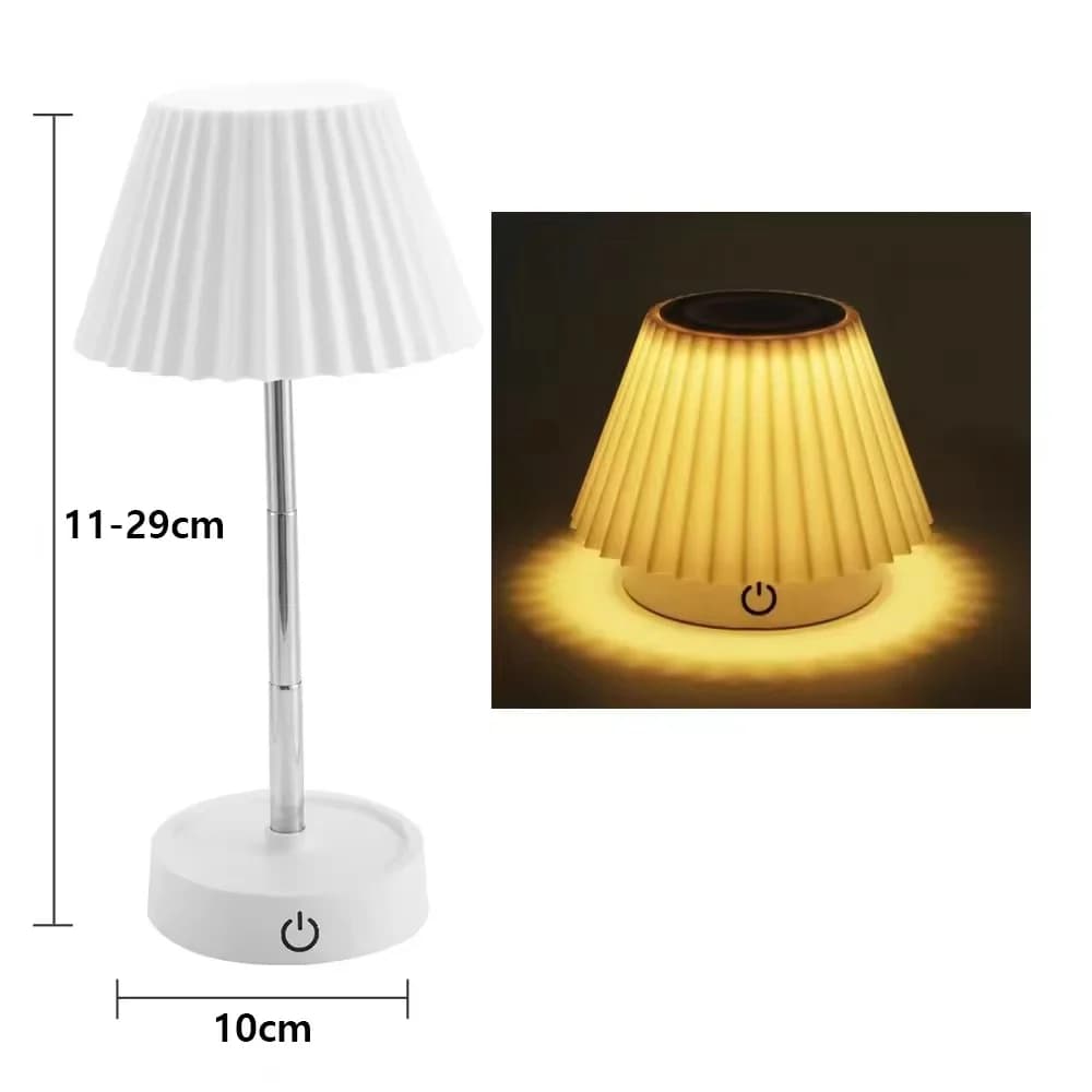 Lampara Led Escritorio Recargable Usb Telescópica a Bateria — miniatura 5