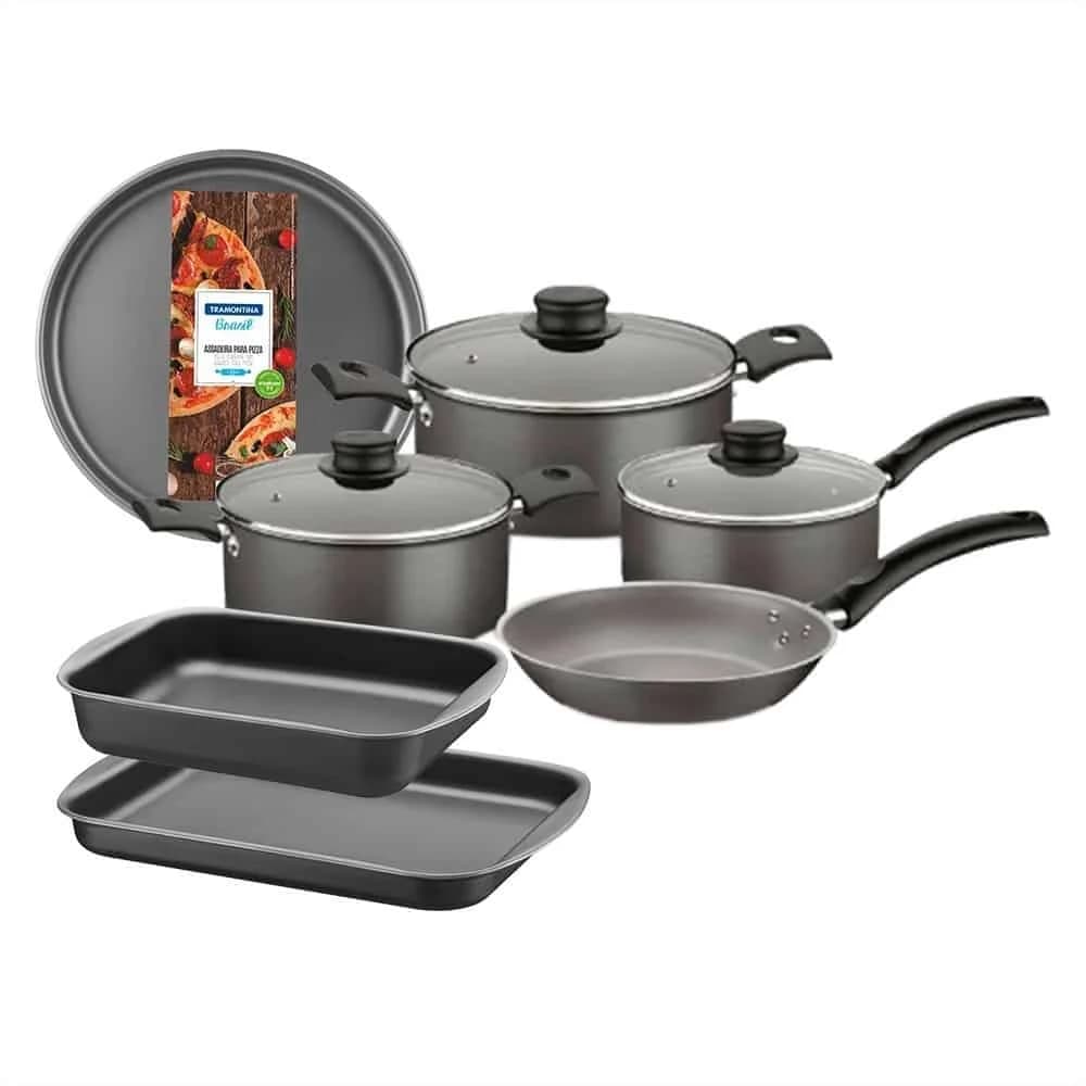 Juego De Ollas Asaderas Tramontina Kit De Cocina 10 Piezas — imagen 1 de 2