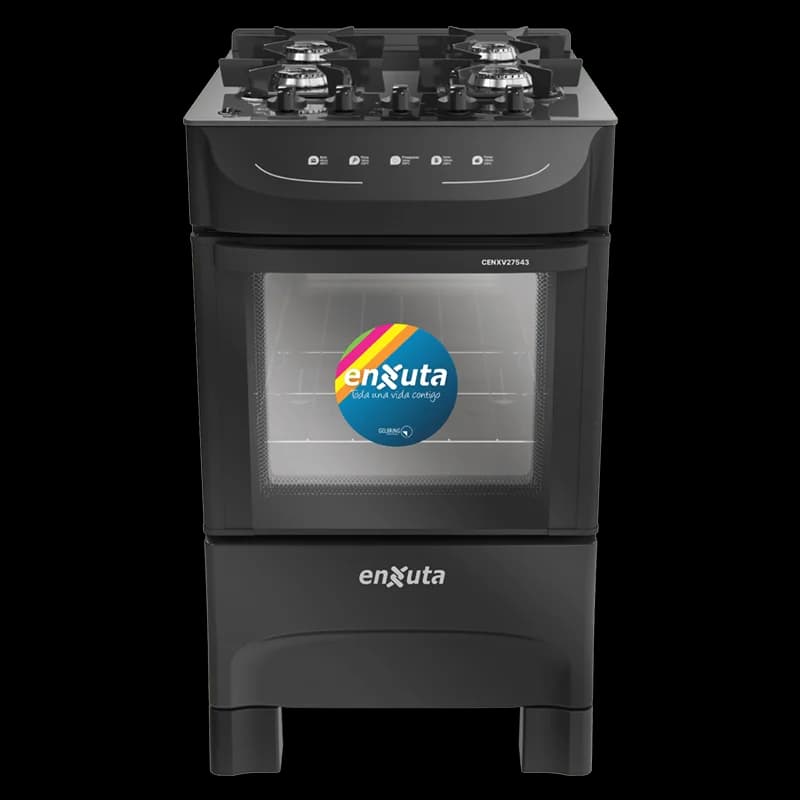 Cocina Multigas - Mesada de vidrio negro — imagen 1 de 1