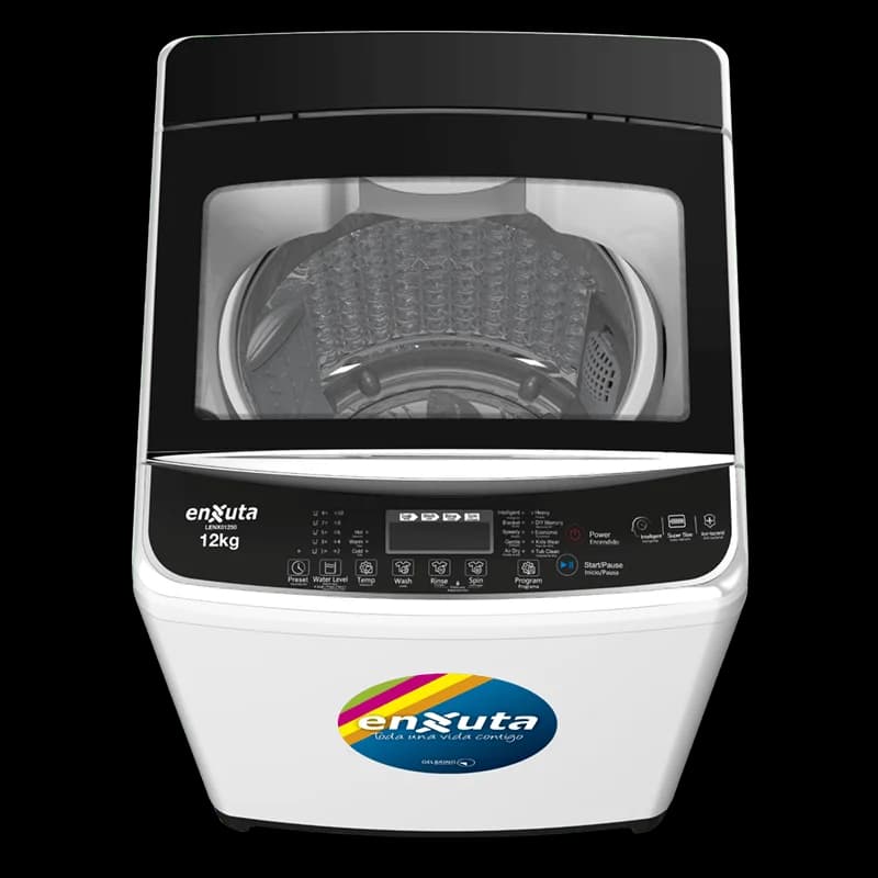 Lavarropa Automático Carga Superior 12 kg con Bomba y Tapa de Vidrio — miniatura 3