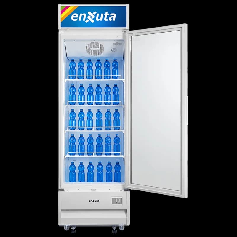 Vitrina Comercial Vertical 416 Litros con Cenefa Luminosa Led — miniatura 2