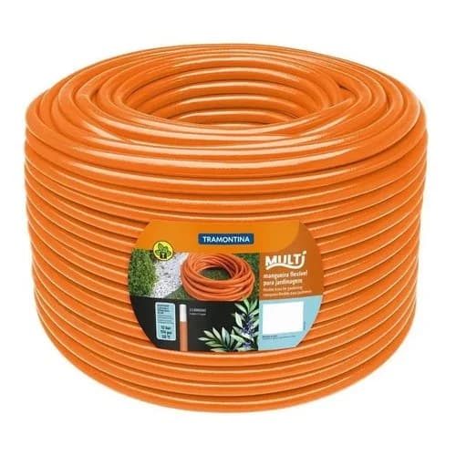 Manguera Para Jardín Tramontina Super Flex 100 M 1/2 Naranja — imagen 1 de 5