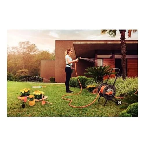 Manguera Para Jardín Tramontina Super Flex 100 M 1/2 Naranja — imagen 5 de 5