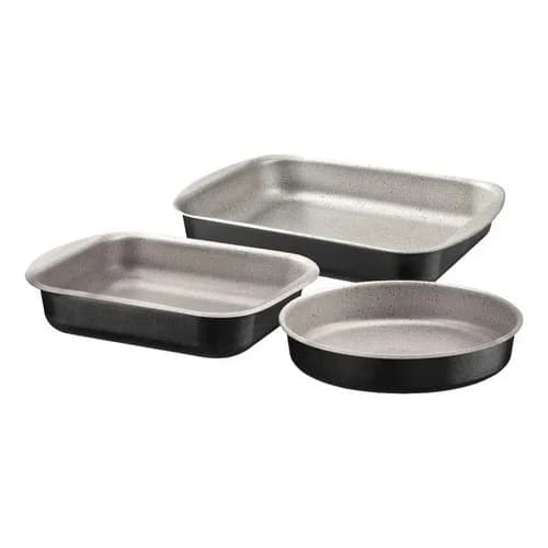 Juego De Asaderas Tramontina Brasil Aluminio 3 Piezas Negro — imagen 2 de 3
