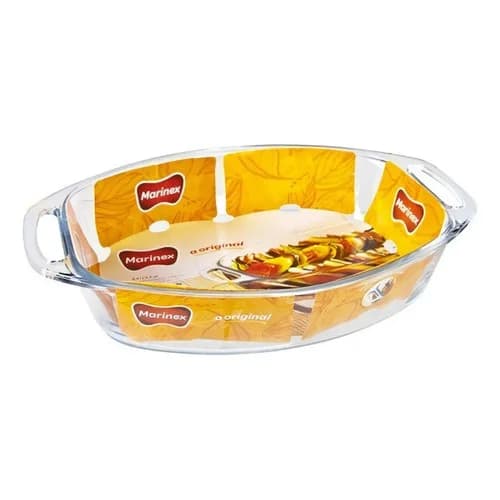 Fuente Asadera Oval Marinex Vidrio 3,2 L — imagen 1 de 1