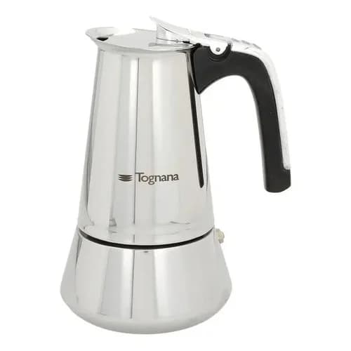 Cafetera Italiana Tognana Riflex Inducción Acero 10 Tazas — imagen 1 de 2