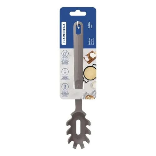 Pinza Para Masa Tramontina Softta De Silicona Gris — imagen 2 de 3