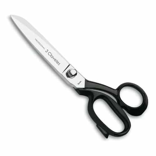 Tijera de Sastre 3 Claveles 23 Cm Forjada en España