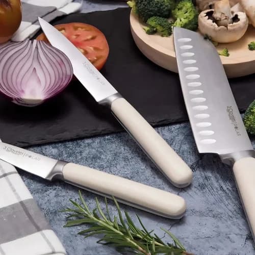 Cuchillo Santoku 3 Claveles Polar 17,5 Cm Acero Inoxidable — imagen 4 de 4